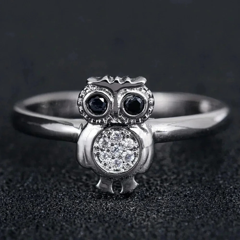 925 Silver Plated 3a Cz Cute Ring For Men Women Fb16fa1042